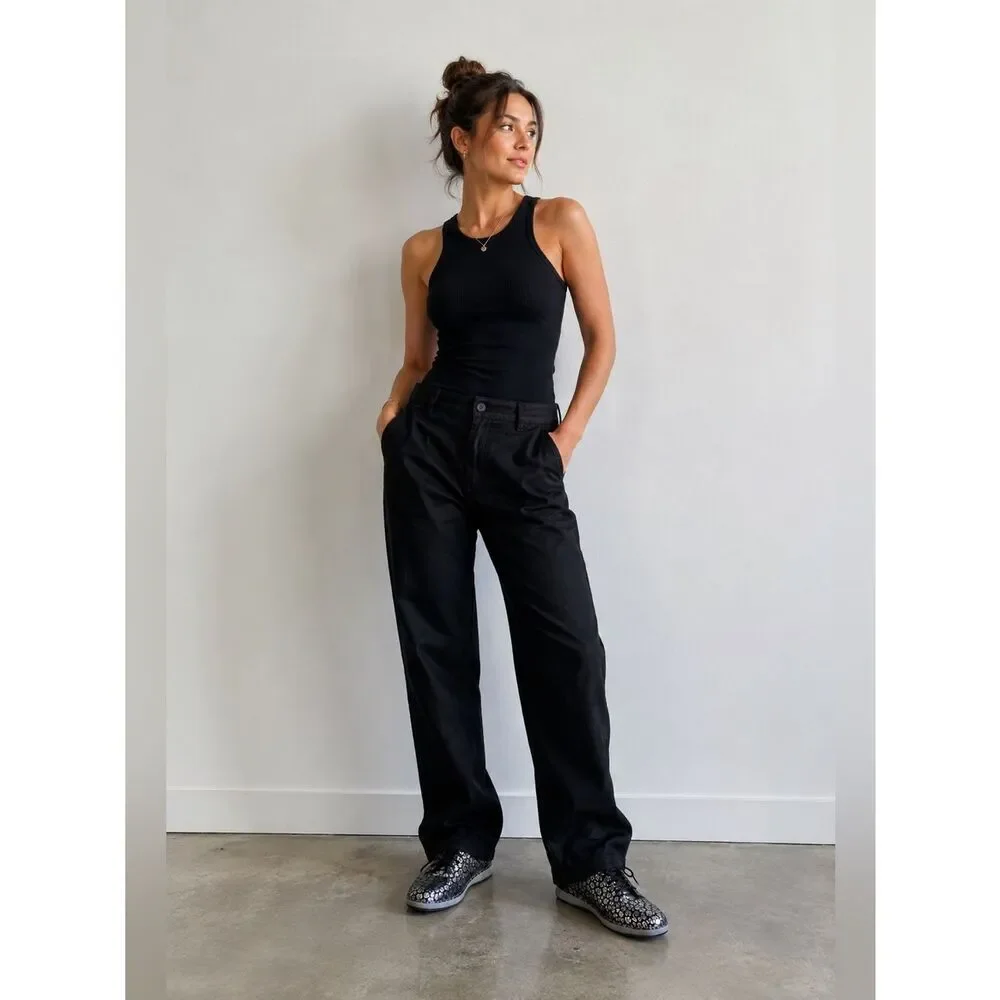 Alegria Essence Night Poppy Silver and Black Leather Sneakers